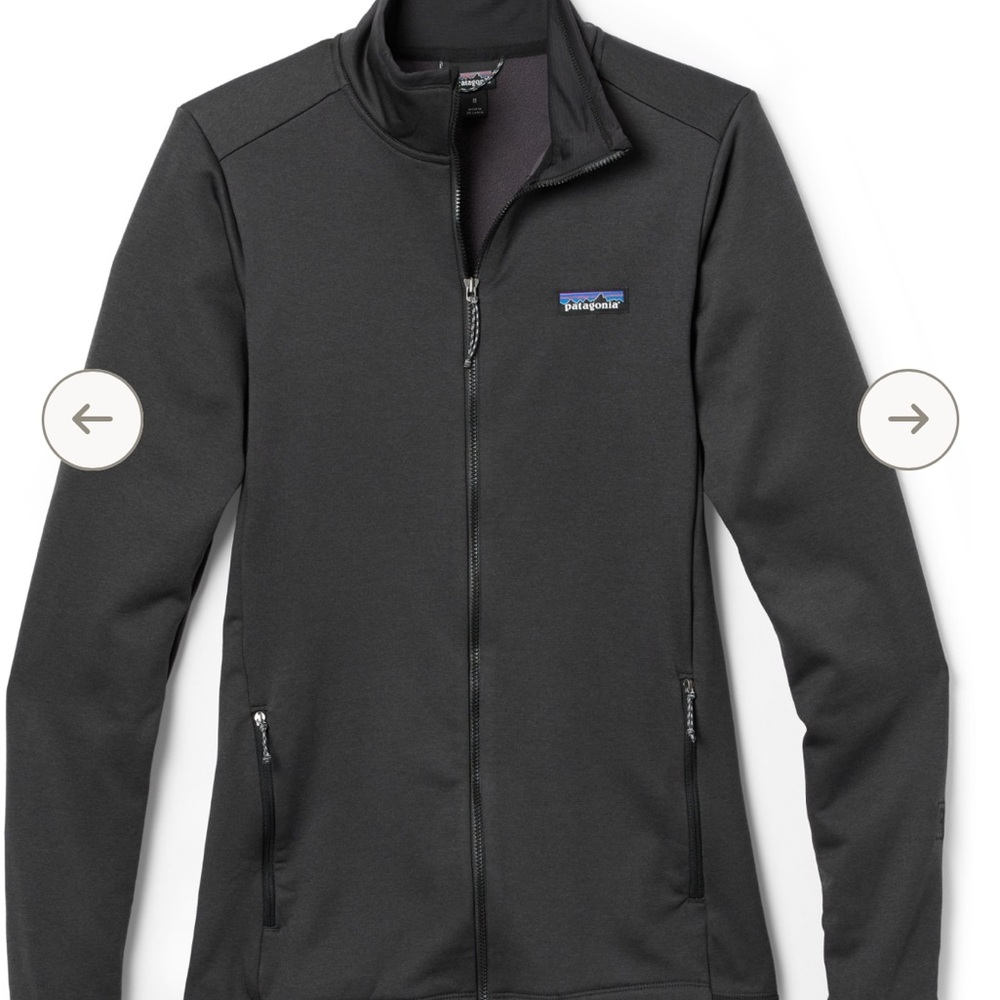Patagonia black jacket with all zipper pockets